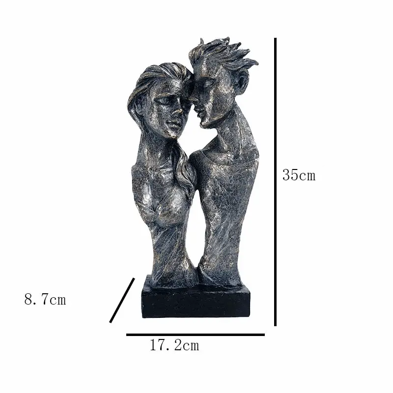 a statue of two people hugging each other
