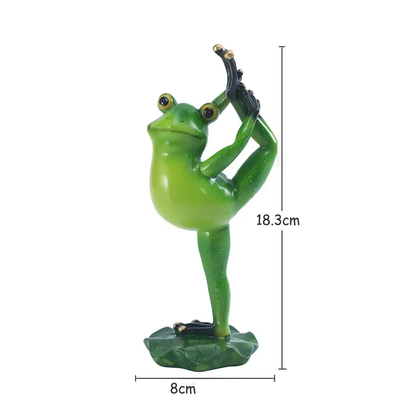a statue of a frog holding a gun