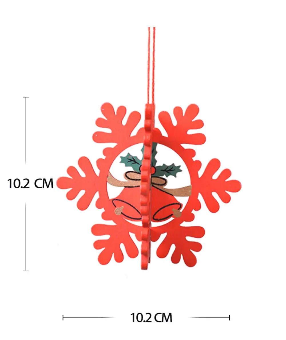 a red christmas ornament hanging from a string