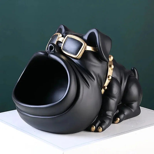 Elegante Bulldoggen Skulptur