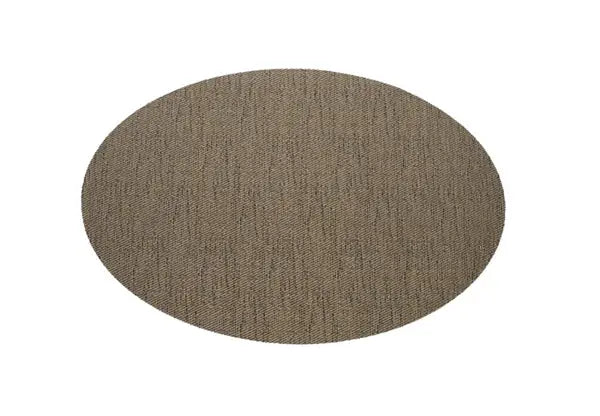 a round rug on a white background