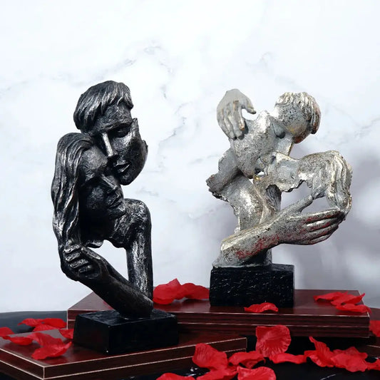Küssendes Paare Statue,
