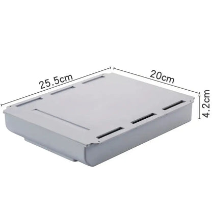 a white plastic box with measurements