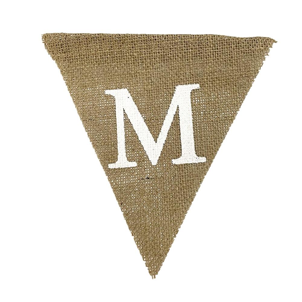 a triangle with the letter m on it