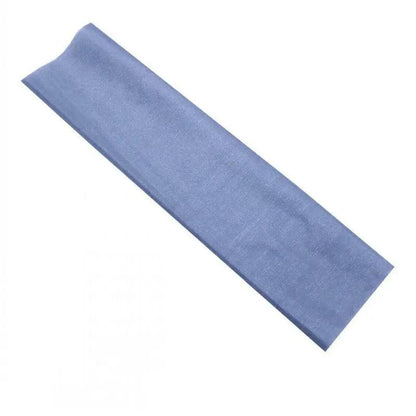 a blue cloth on a white background