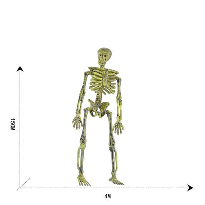 Skelettkopf und Arme
