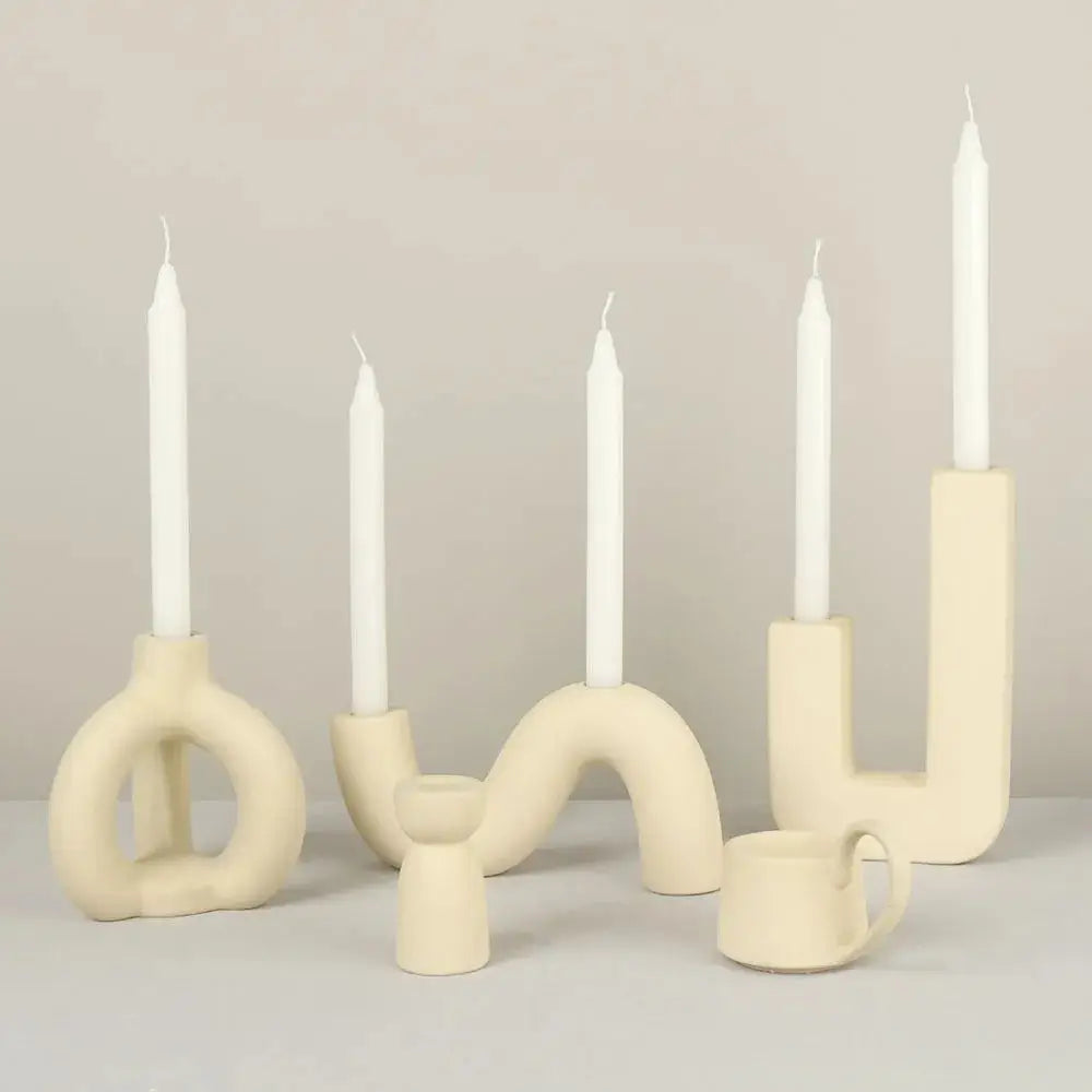 Minimalistische Kerzenständer,