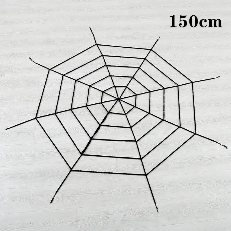 a spider web is shown on a white background