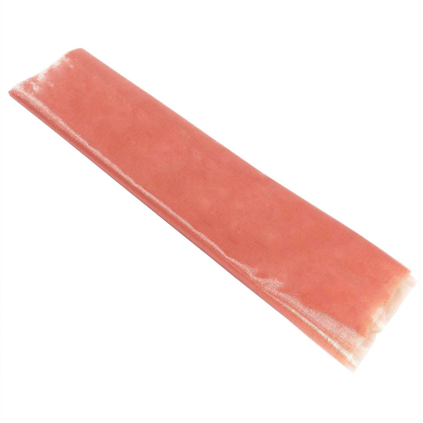 a piece of pink colored material on a white background