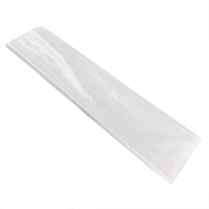 a white plastic sheet on a white background