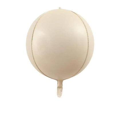 a white ball hanging from a hook on a white wall