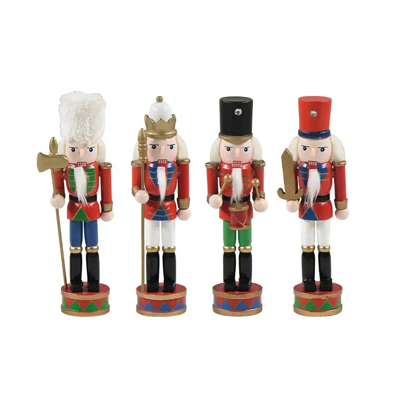 a group of nutcrackers standing next to each other