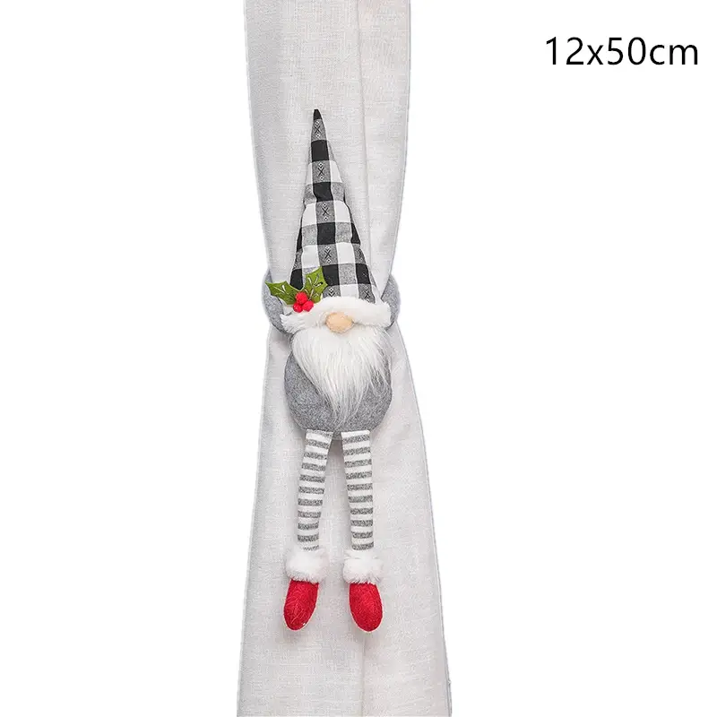 a white towel with a gnome on it