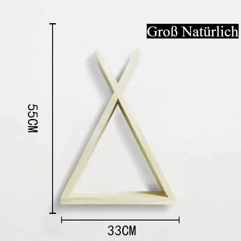 Dreieck Wandregal