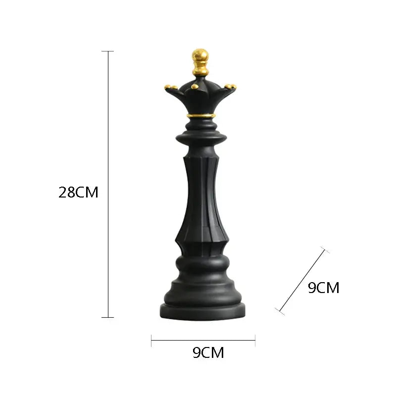 Große Schachfiguren,