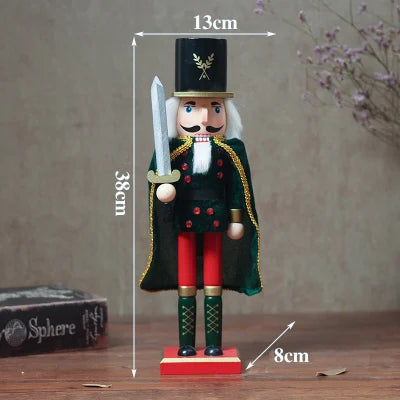 a toy soldier with a sword on a table