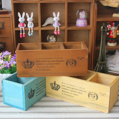 a bunch of wooden boxes sitting on top of a table