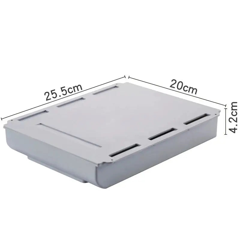 a white plastic box with measurements