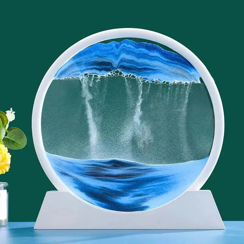 Tiefseelandschaft - 3D bewegliches Sandkunstbild