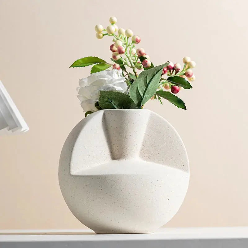 Vase mit geometrischem Design,